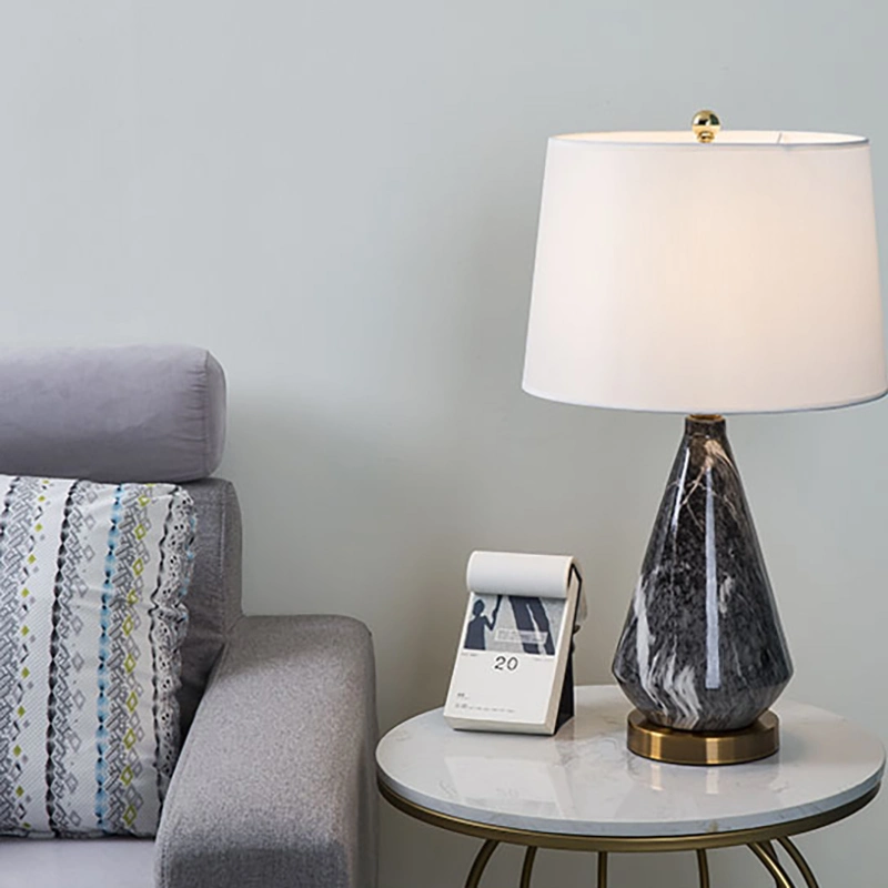 Marble Texture Design Modern Style Table Lamp Desk Lamp Bedside Lamp