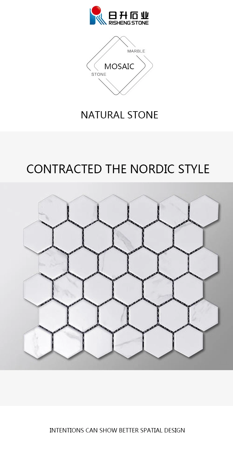 White Mosaic Volakas White Marble Mosaic Tile Marble Mosaic 24X24 Tiles