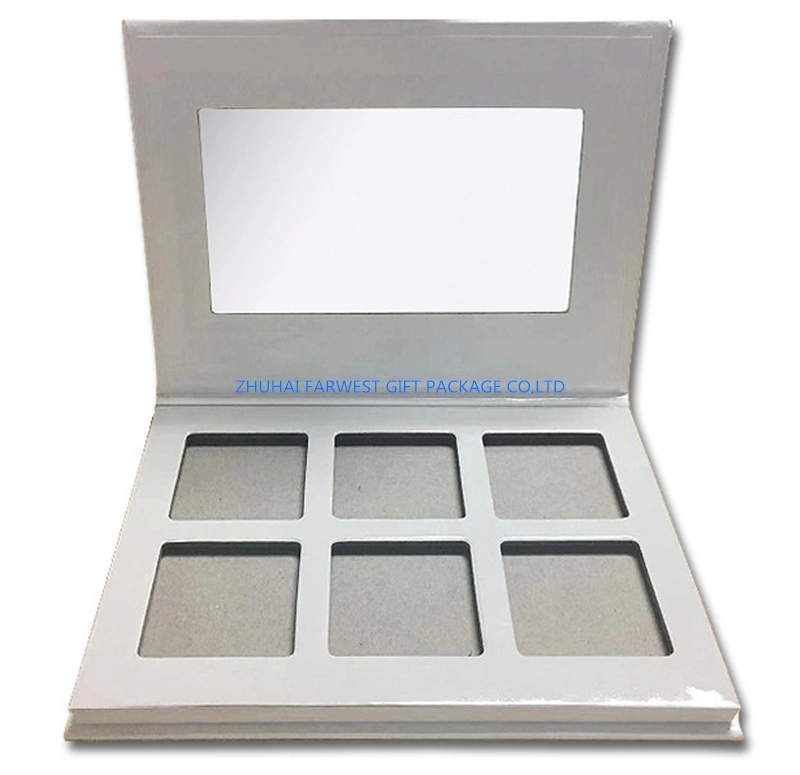 Paper Gift Box Paper Cosmetoc Gift Box for Eyeshadow Packing 6 Color Box Low Price