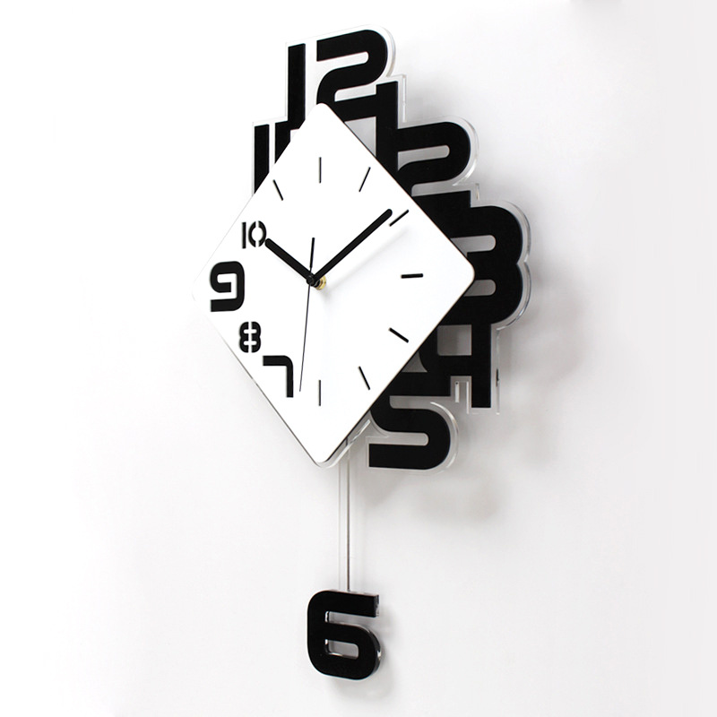 Creative Fashion Wall Clock Acrylic Wall Clock for Decoration