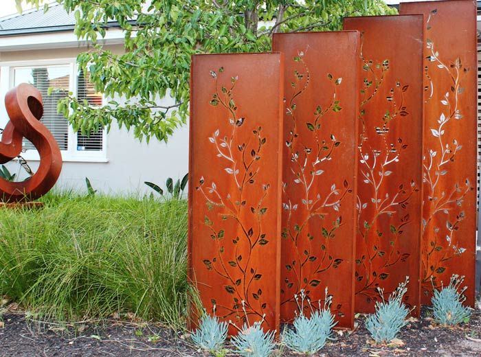 Decorative Aluminum Sheet Metal Fence Metal Solid Garden Panel