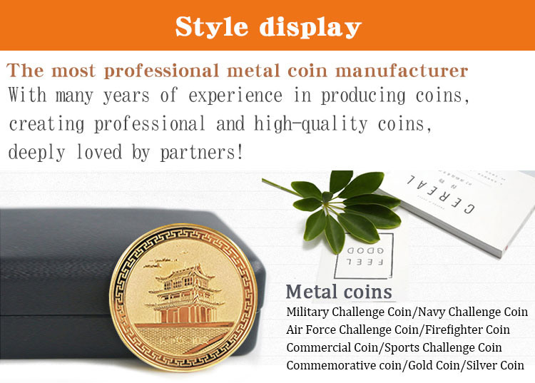 Manufacturers Cheap Custom Engraved Antique Military Challenge Coins