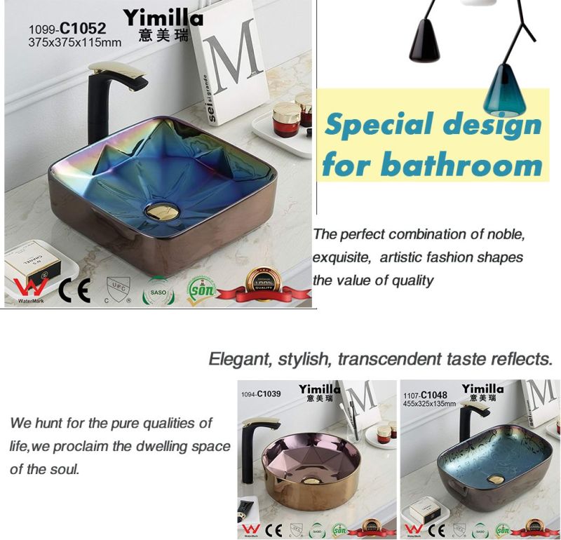 Luxurious Hotel Style Bathroom Furniture Marble Wash Basin