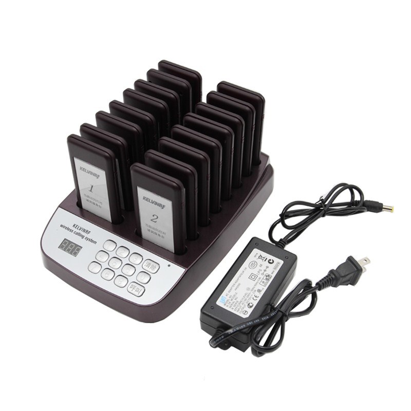 Wireless Restaurant Cafe Guest Call Waiter Paging Coaster Pager System