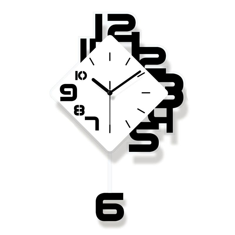 Creative Fashion Wall Clock Acrylic Wall Clock for Decoration