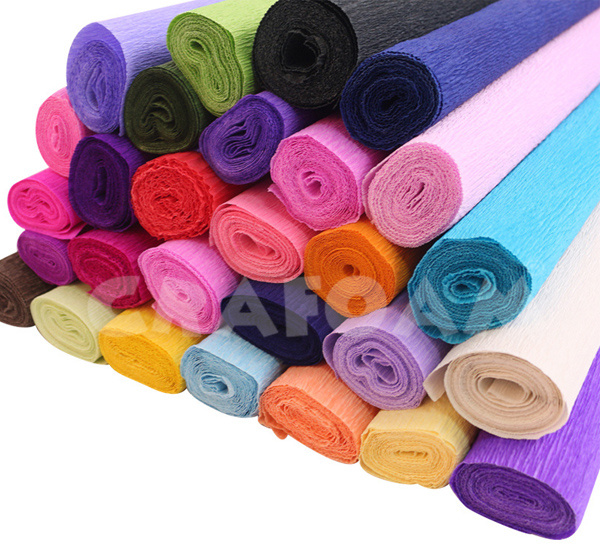 Flowers Packing Craft Crepe Paper Rolls, Paper Flowers