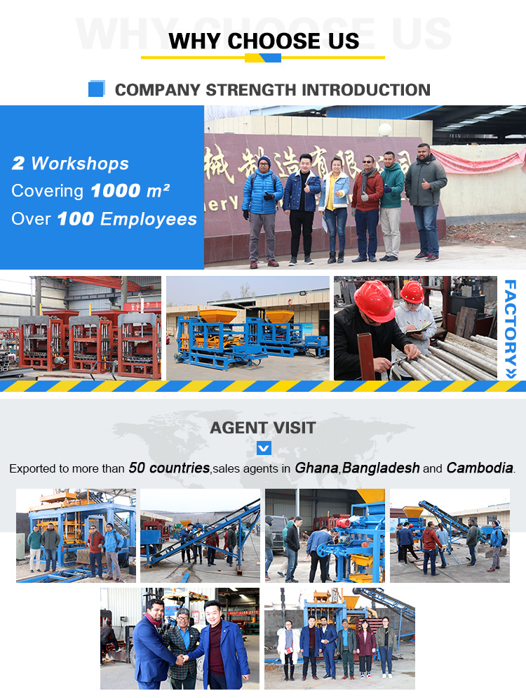 Qt4-15 Concrete Terrazzo Tile Paver Brick Machine Fuda Block Machine