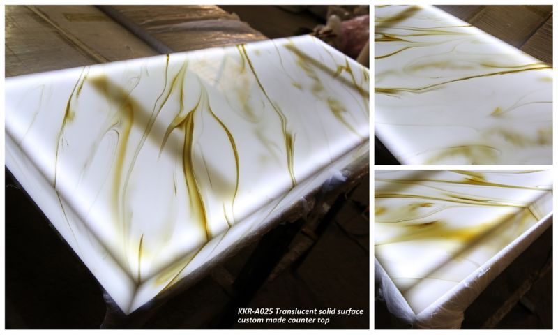 Corian Acrylic Solid Surface Translucent Solid Surface for Countertops