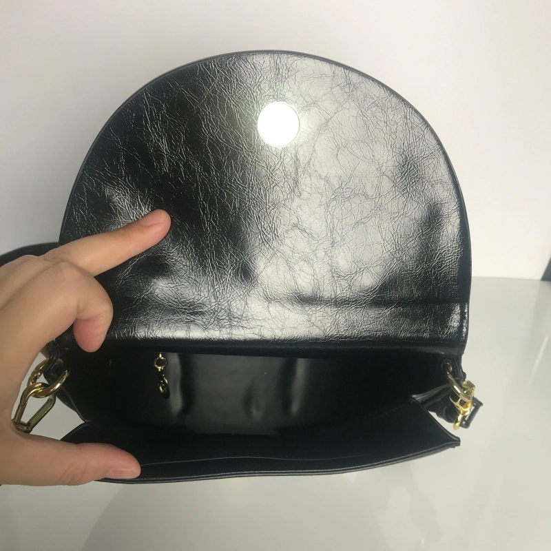 Stylish Half-Moon Handbag for Women Ladies Handbags with Stars Rivet