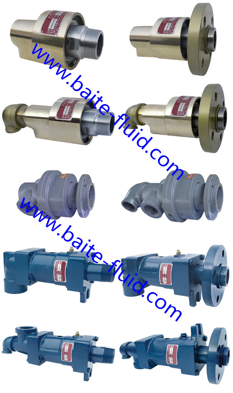 Casting Oil Rotary Union Flange Connection Pneumatic Rotary Union Rotating Joint