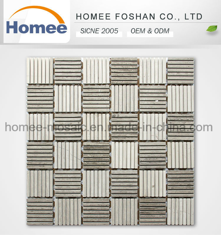 Hot Sale Mixed Color Wall Mosaic Tile Marble Mosaic Tile