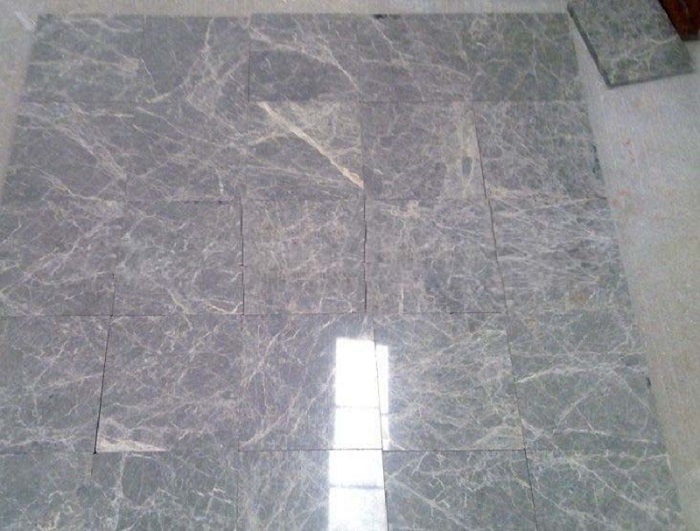 Polished Natural Stones Silver Eagle/Silver Grey Kitchen/Hall Marble Tiles