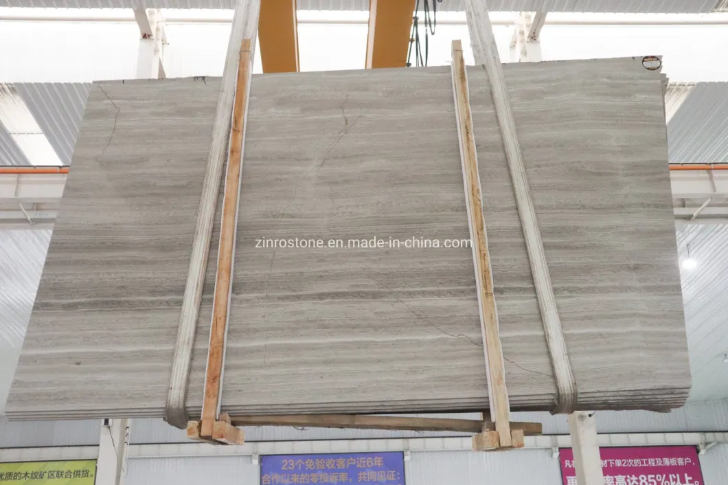 Marble Stone White Wooden Vein Marble for Countertop/Floor/Wall Tile