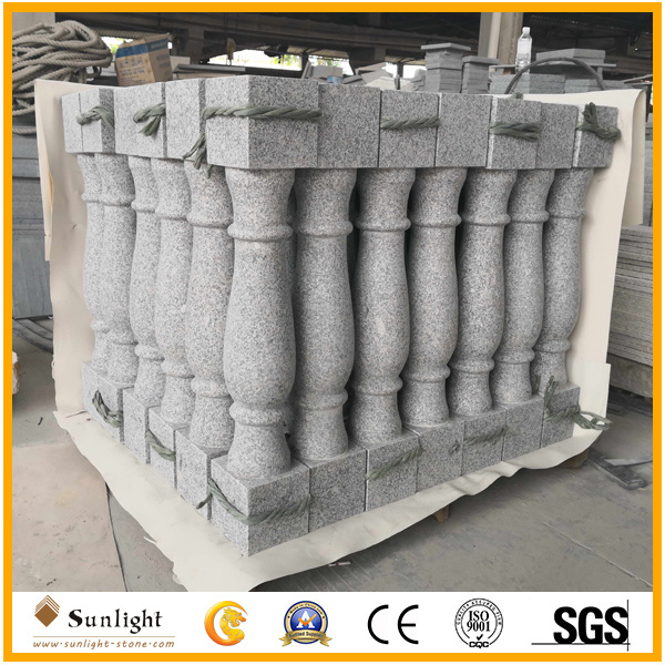 Customized Natural Grey Granite Ballustrade/Handrail/Baluster for Terrace/House Decoration
