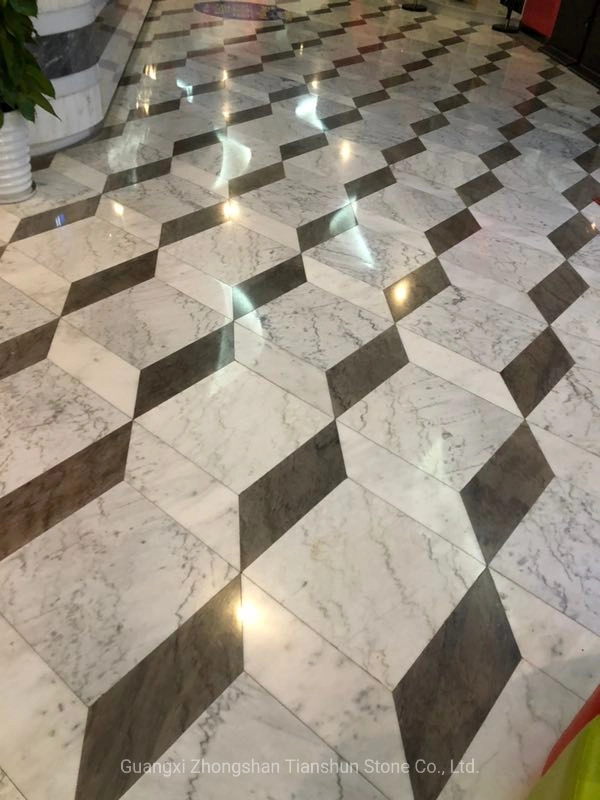 Black Grey Marble Floor Tile 24X48 Mosaic Tile