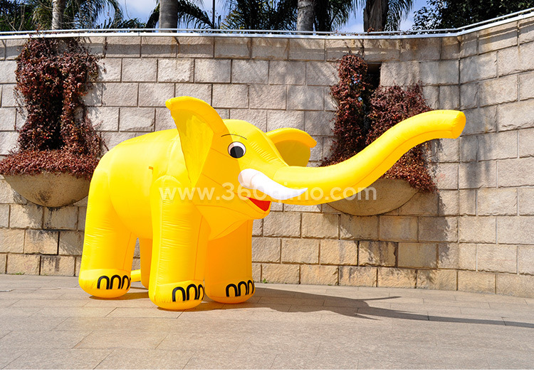 Customized New Design Giant Inflatable Elephant, Advertising Inflatable Cartoon Elephant, Large Inflatable Animals