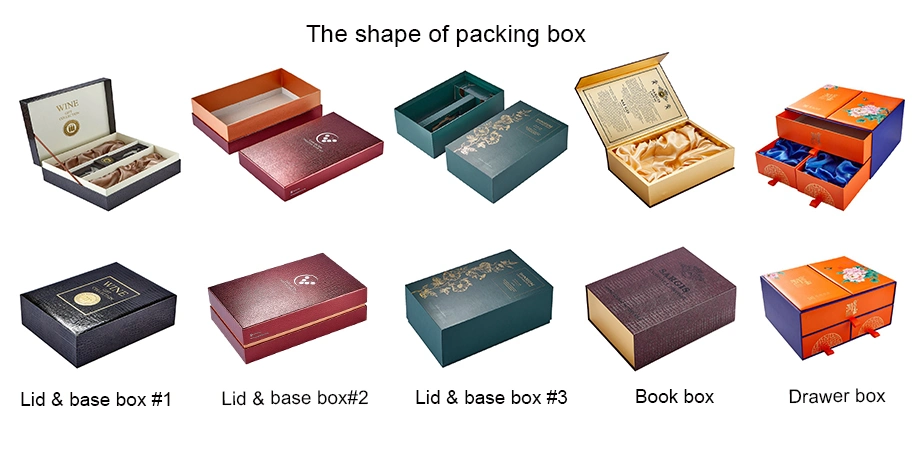 Custom Packaging Box Cardboard Gift Box Glass Bottle Gift Boxes Cosmetic Box