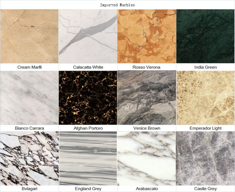 Natural Stone Bianco Carrara White Polished Marble for Slabs Tiles Vanity Tops Sinks Mosaic