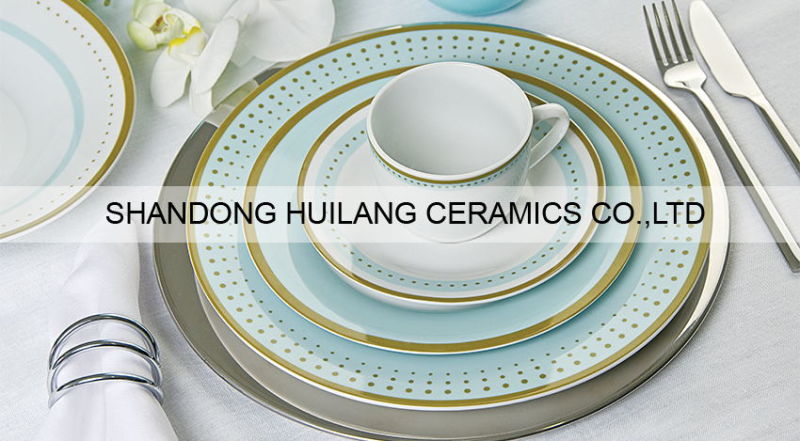 White Porcelain Dinner Plates/Dishes Glaze Tableware for Restaurant Home Use