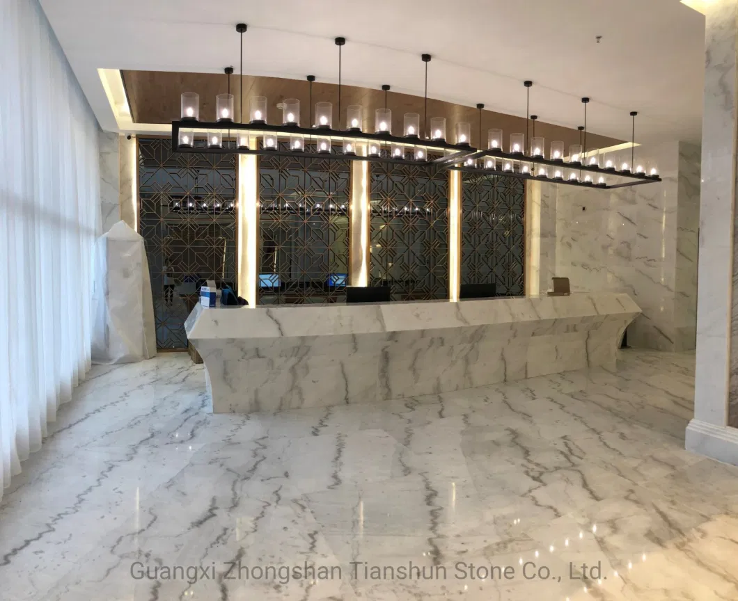White Beige Marble Tile 80X80 Water Jet Marble Mosaic Tile