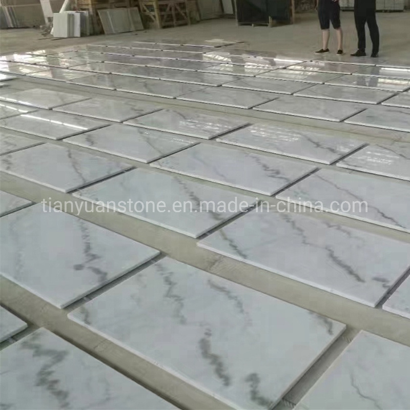 Cheap White Marble Guangxi White Marble for Flooring Tile