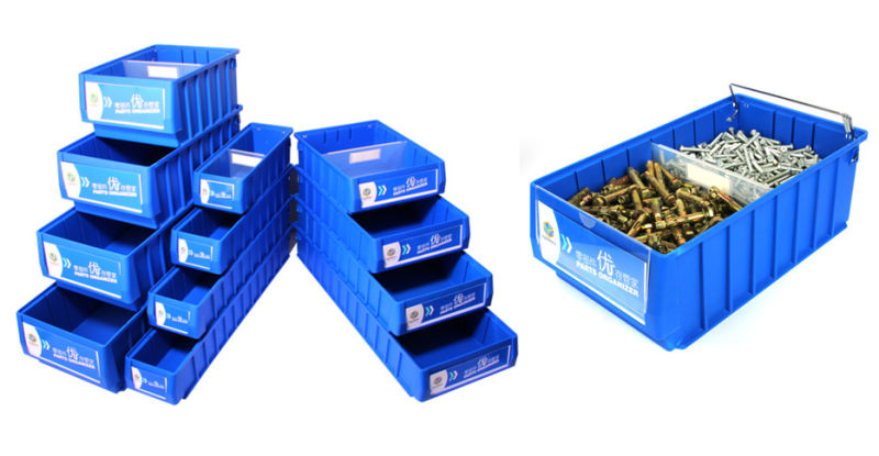 Multi-Purpose Plastic Storage Shelf Bins for Small Parts