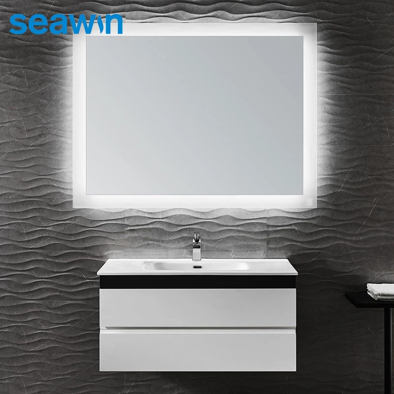 Aluminium Copper Hotel Home LED Backlit Bathroom Vanity Mirror LED Makeup Cosmetic Mirror