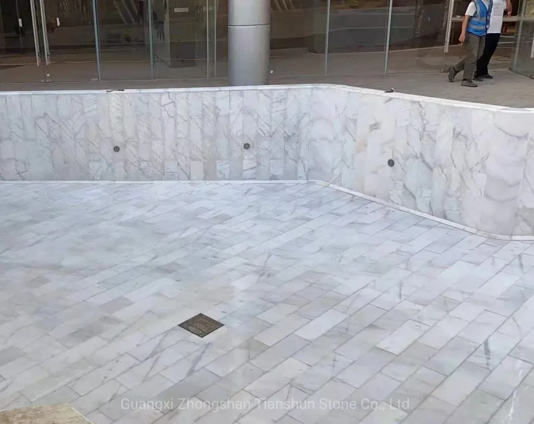 White Marble Bathroom Tile, Marble Pool Tile