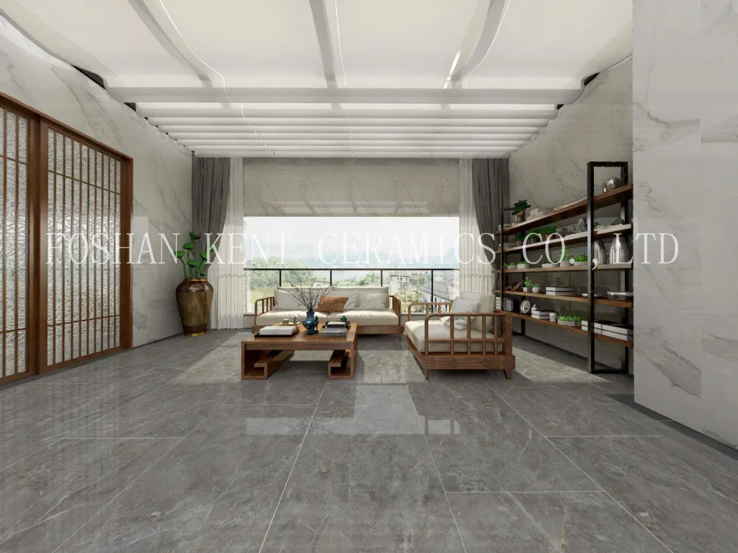 Morden Design Large Size Vitrified 750*1500mm Full Body Marble Tiles for Project