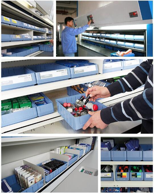 Multi-Purpose Plastic Storage Shelf Bins for Small Parts