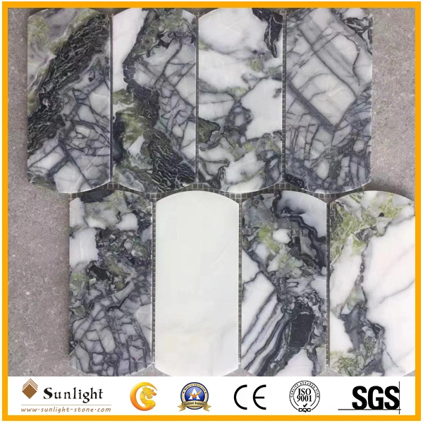 Customized Decorative Natural Stone Marble Mosaic Water Jet Mosaic