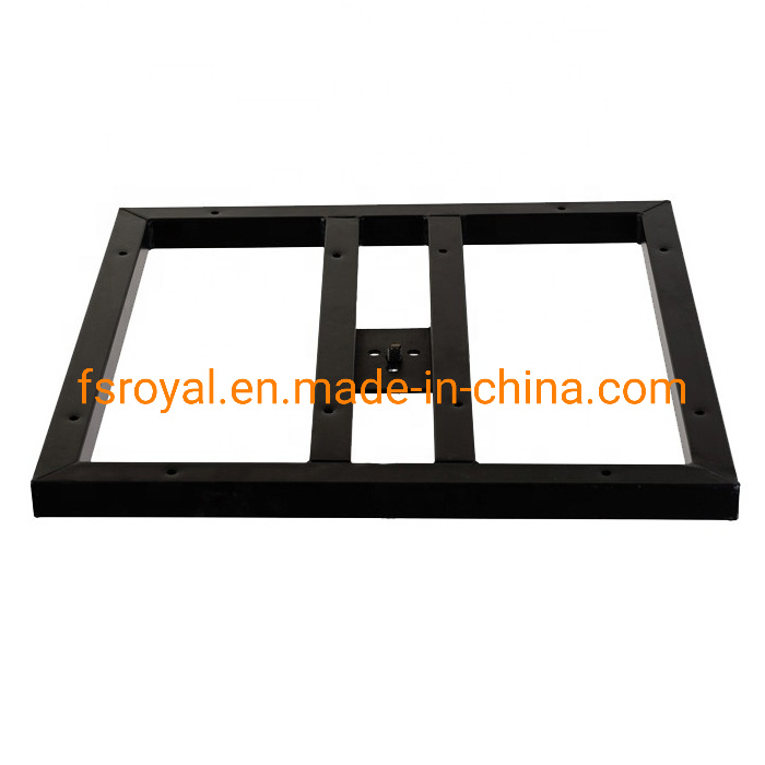Royal Restaurant Furniture 620mm Cross Indoor Dining Table Base Cast Iron for Marble Table
