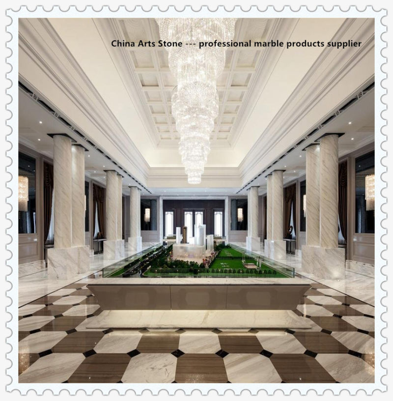 Jinnianhua Golden Yellow Marble Tile for Villa Decoration