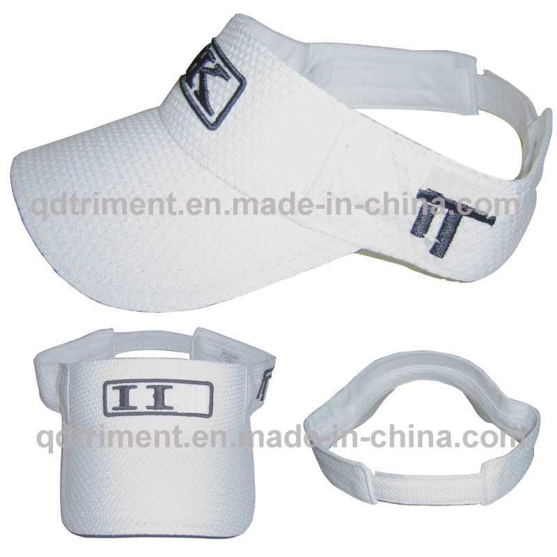 Joint Embroidery Brushed Cotton Twill Sport Golf Visor (TRV009)