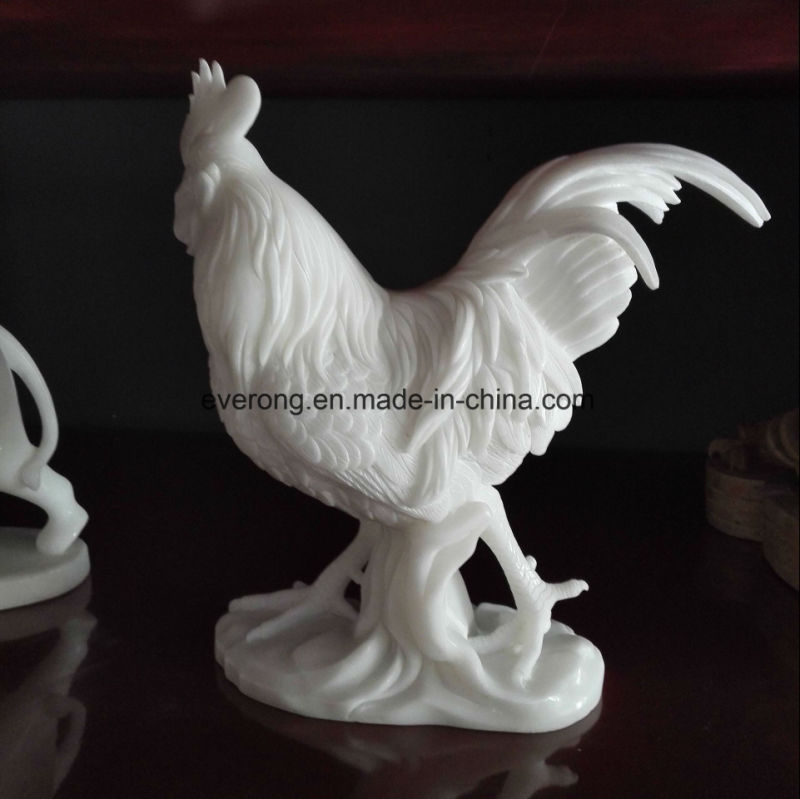 Wholesales Price Real Size Marble Phoenix Statue Stone Animal Sculpture