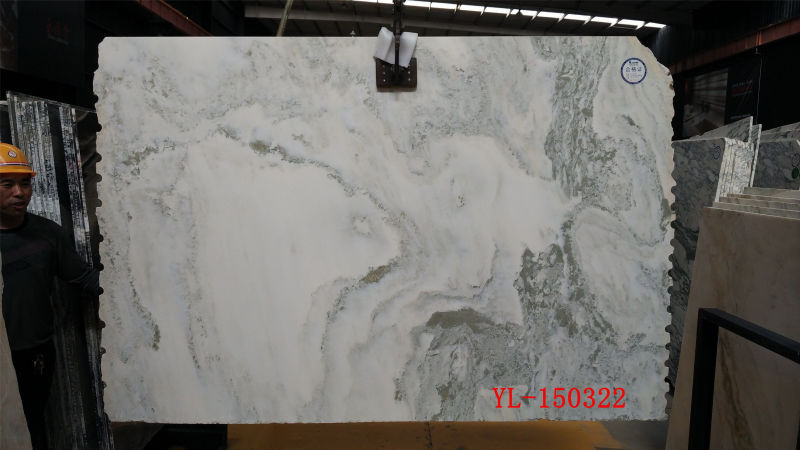 White Lanscape Marble Slabs, Marble Countertops, Marble Tiles and Marble