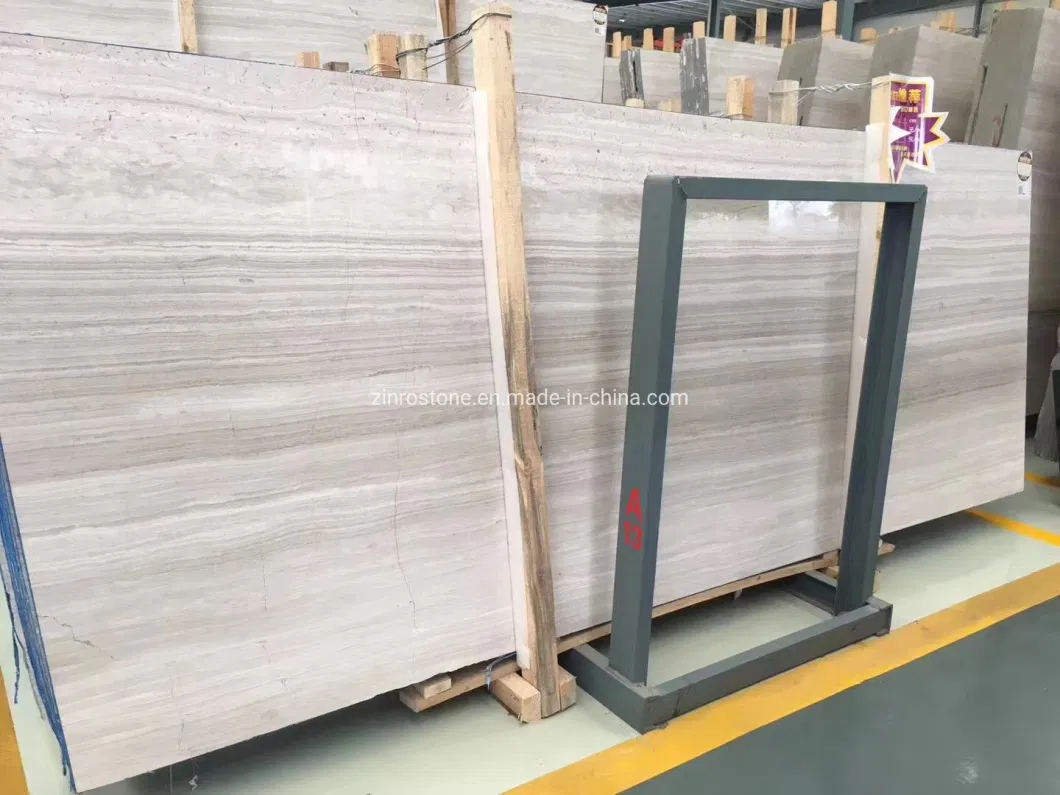 Marble Stone White Wooden Vein Marble for Countertop/Floor/Wall Tile