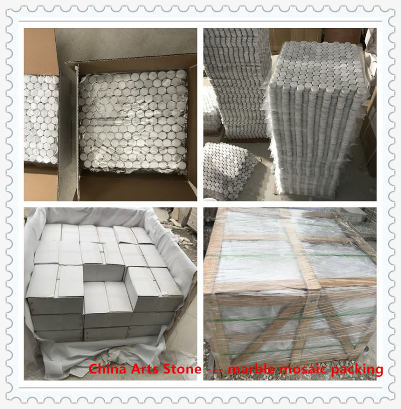 Chinese White Marble Stone Mosaic for Floor Mosaic Tile
