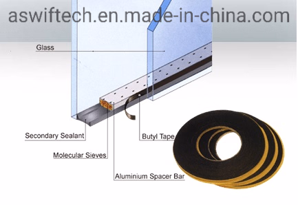 Butyl Tape for Primary Seal of Insulation Glass Aluminum Spacer