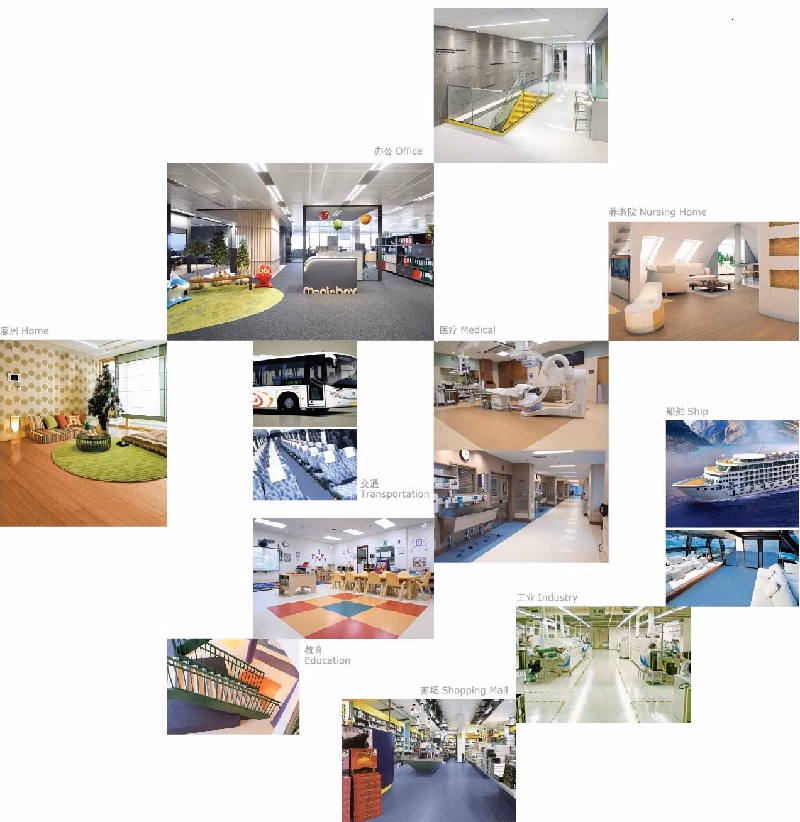 Vinyl Flooring Widely Used in Hospitals, Offices, Schools, Commercial Centers