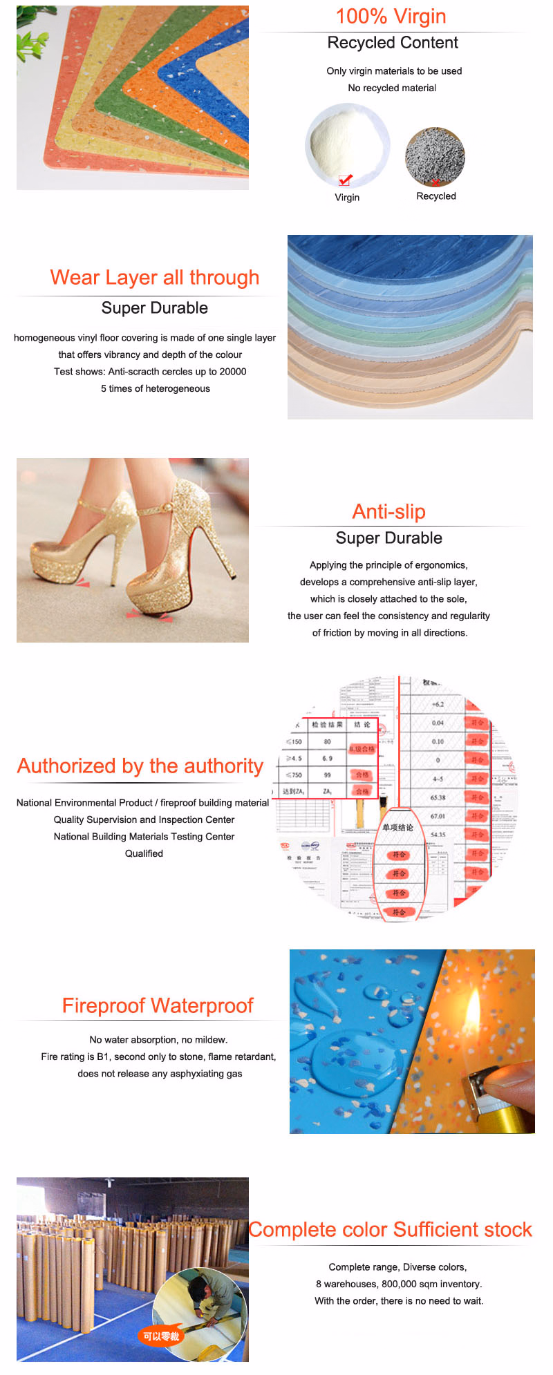 Vinyl Flooring Widely Used in Hospitals, Offices, Schools, Commercial Centers