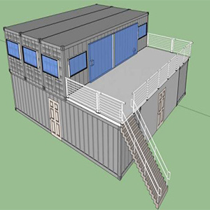 3 Bedrooms Prefab Modular Home Living Container House for Sale