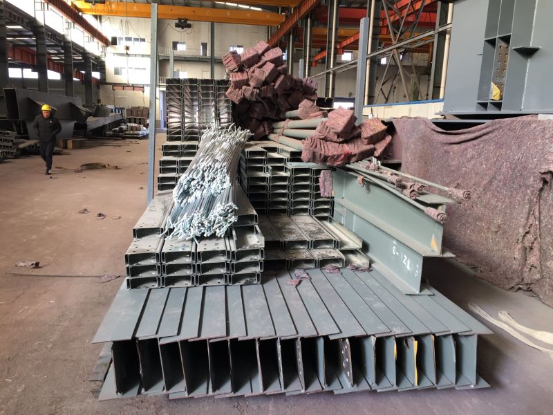 Large Span Prefabricated Light Construction House Prefab Structure Steel Building