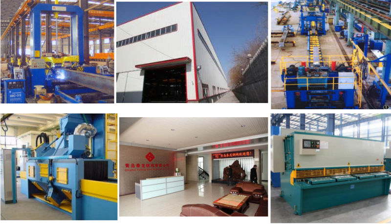 Large Span Prefabricated Light Construction House Prefab Structure Steel Building