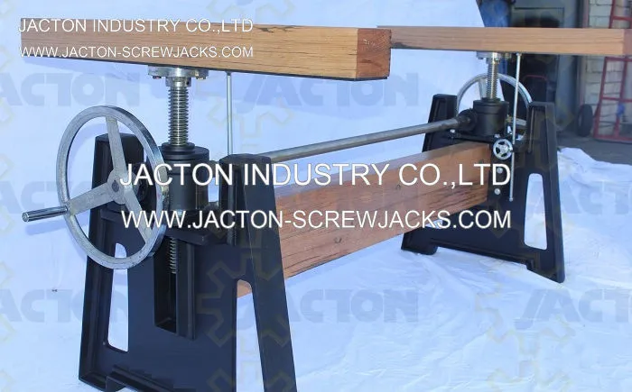Dual-Crank Table Screw Jack Lifting Mechanism Hand Crank Lift Systems Adjustable Height Table Mechanism