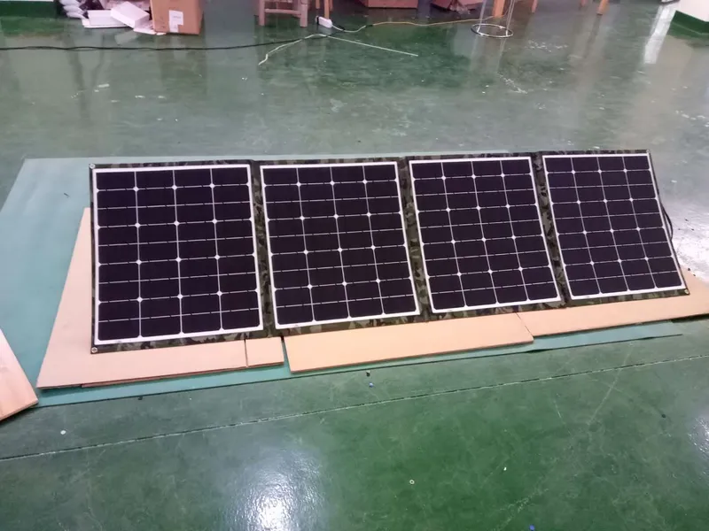 200W Foldable Folding Portable Blanket Solar Panel for Camping
