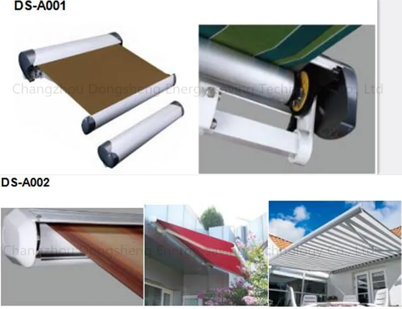 Outdoor Sun Shade Crank Hand Manual Retractable Awning