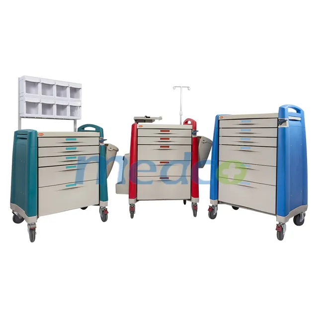 Nursing Home Medical Trolley Hospital Bed ABS Trolley