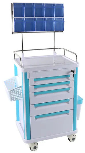 Hospital Trolley Anesthesia Trolley Anesthesia Cart ABS Trollery Mst-At625-2