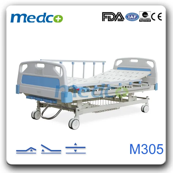 Cheap Price Hot Sell Three Functions Manual Hospital Bed